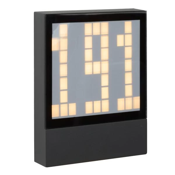 Lucide DIGIT - Wandlamp Buiten - LED - 1x3W 2700K - IP54 - Antraciet - detail 3